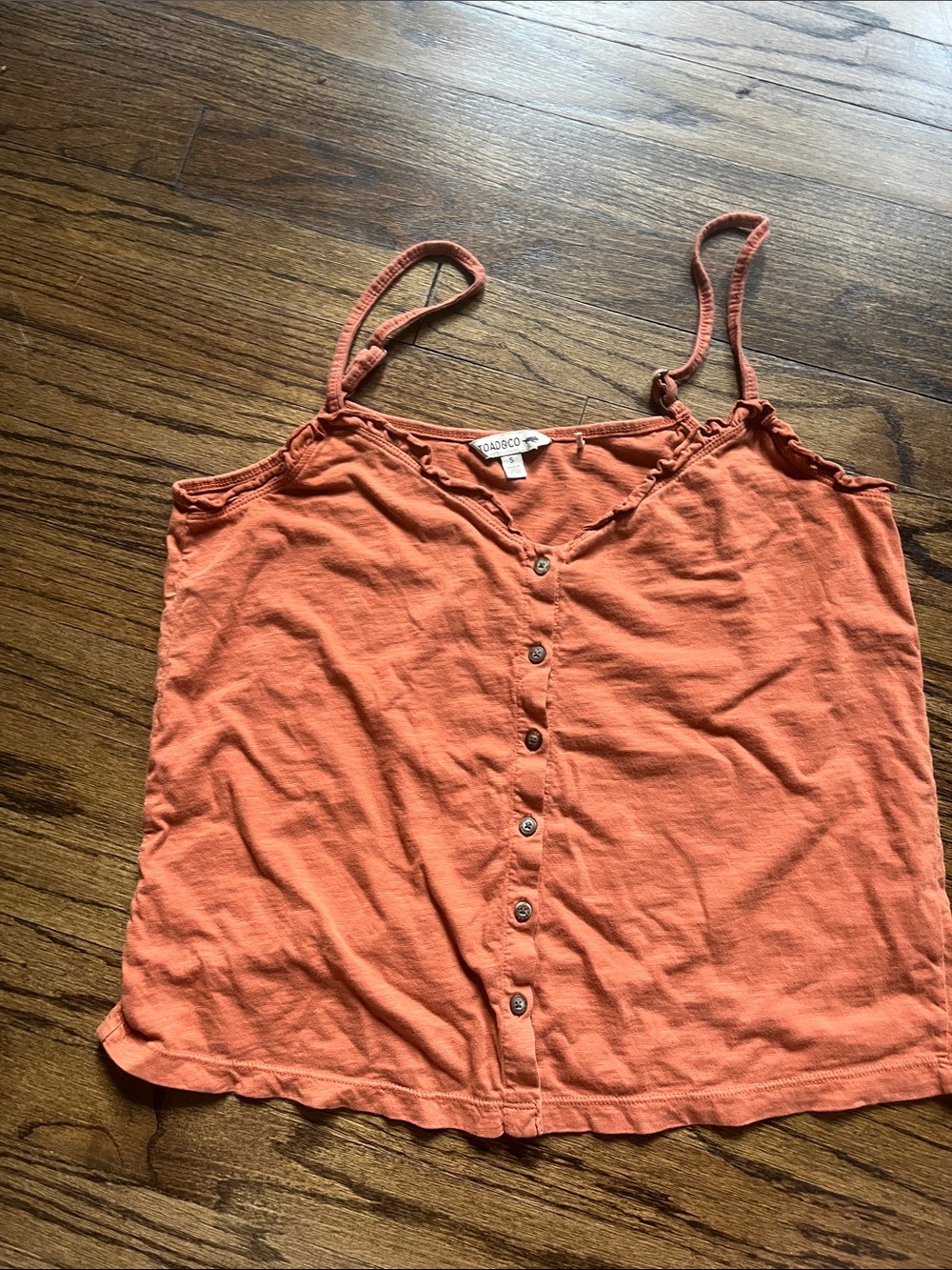 Toad&Co Button-Front Spaghetti Strap Cami